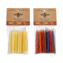 Load image into Gallery viewer, Beeswax Birthday Candles: Natural (Case of 10 - 12 Candles Per Bag)