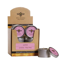 Load image into Gallery viewer, Beeswax Aromatherapy Tins: Single (1.7 oz) / Therapeutic aromatherapy blends
